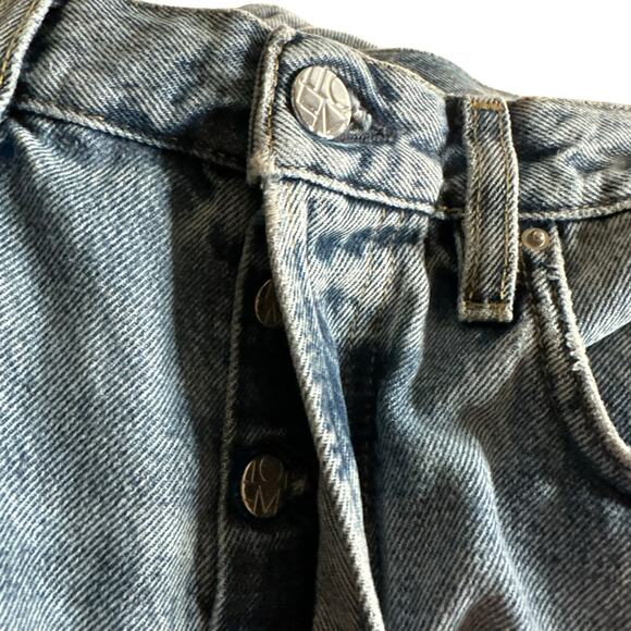 TOTEME Classic Cut Denim Light Wash Ankle Frayed Denim Jeans Women's Size 28 - Picture 9 of 14